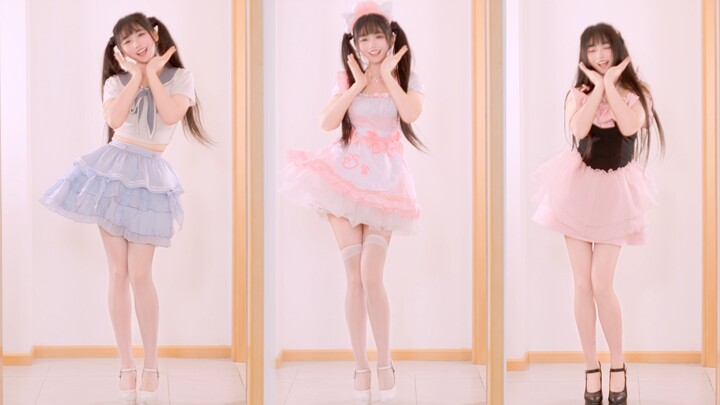 Three sisters confessed their love at the same time? I like you more!