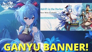 NEW GANYU BANNER & WEAPON BANNER REVEALED!! HOW GOOD IS THE BANNER?! (Genshin Impact)