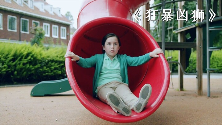 姐弟俩来公园玩滑梯，却发生了一件可怕的事情！《狂暴凶狮》