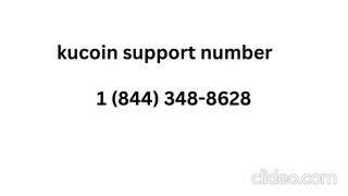 kucoin SUPP0RT number Pro+1 (844‒348‒8628)🌺 Number HARI