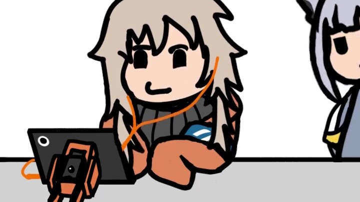 [Arknights] Mel hanya ingin bermain ponselnya dengan tenang (liburan hari kelima)