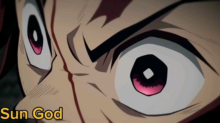 Tanjiro Sun Breathing Compilation
