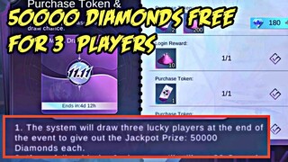 Mega Draw Event || 50000 diamonds jackpot mobile legends