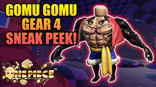 Gear Fourth Sneak Peek - Rubber Gomu Gomu Fruit in A One Piece Game