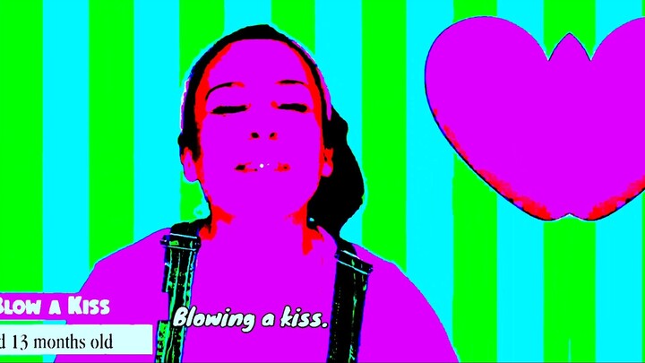 can you blow a Kiss? amzig funny effects ms.Rachel