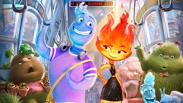 Elemental 2023 Watch the full movie from the link in description