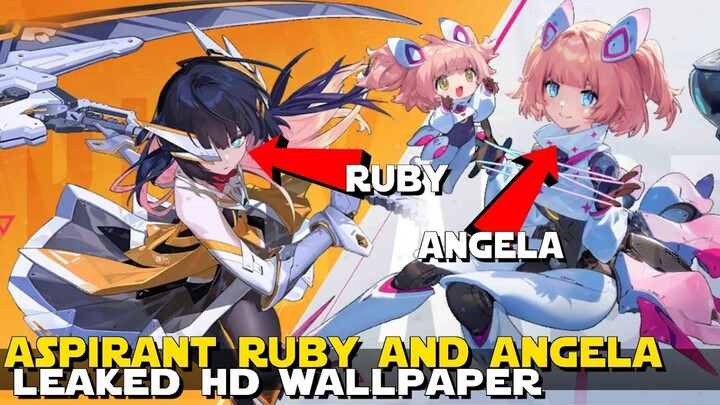 RUBY AND ANGELA ASPIRANT SKIN! LEAKED SPLASH ART! ANIME SKINS! OF RUBY ANGELA ! | MOBILE LEGENDS