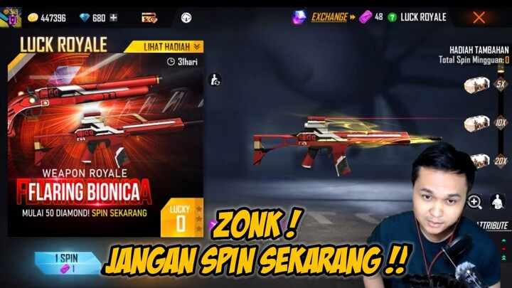 JANGAN SPIN ! WEAPON ROYALE TERBARU FLARING BIONICA FREE FIRE