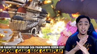 PAKE CAPONE GANG BEGE PALING SUKA INI KARAKTER - ONE PIECE PIRATE WARRIORS 4 BEGE GAMEPLAY INDONESIA