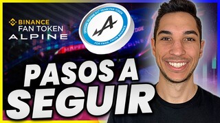 🚀 Qué Es ALPINE TOKEN 😍 Nuevo LAUNCHPAD Binance 🏎️ Alpine FAN TOKEN