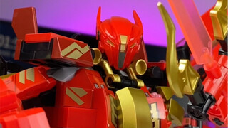 Such a cool mecha! It's actually made of building blocks? Little Luban Light Halberd Athena!