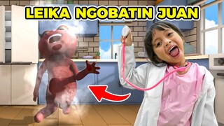 DOKTER LEIKA BERAKSI 😍🥰 LEIKA BERHASIL SEMBUHIN KUCING ANEH [TALKING JUAN INDONESIA]