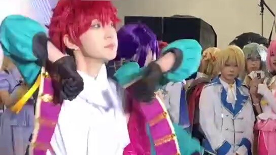 Random dance but the original singer comes on stage｜Baby, you are a handsome red-haired puppy