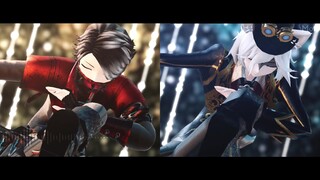 【第五人格MMD/摄殓/月驱】☾ Youngblood † 月下绅士☾ & 驱魔人† 所以那个你曾唤为挚爱的人 我无可取代