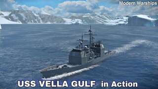 Modern Warships: USS VELLA GULF gameplay. online match.