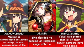 FACTS ABOUT MEGUMIN YOU MIGHT NOT KNOW