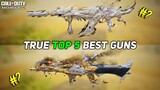 True Top 5 best Guns in Cod Mobile Season 5 #codm