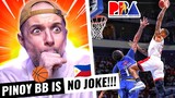 I react for the 1ST TIME to FILIPINO basketball!!! INSANE PBA DUNKS!!!