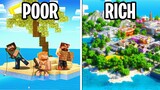 100 Players Simulate Survival Islands in Minecraft...