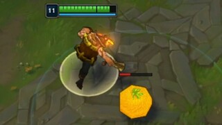 Gangplank's new skin is kinda broken...