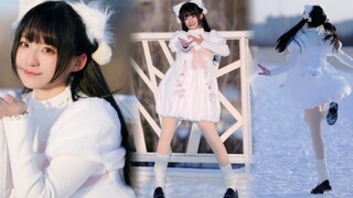 Snow scenery in the north! So exciting! [Axue] I like it! Snow! Real magic!
