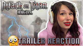 THIS IS GONNA BE SPICY | Attack On Titan | Finale Trailer Season 4 Part 2  | REACTION