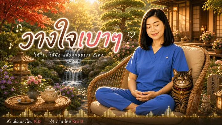 เพลงวางใจเบา เบา เพลงธรรมะฟังสบาย เติมใจให้สงบและเป็นสุข | MR.D