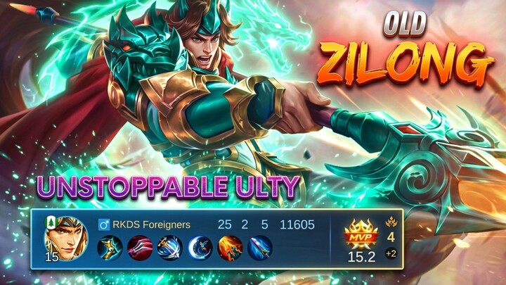 ZILONG OLD KEMBALI! Sekali Culik Hilang, Damage-nya Gak Ngotak!!