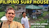 FILIPINO SURF HOUSE - Driving To Cateel Beach Home (Mindanao Life Vlog)