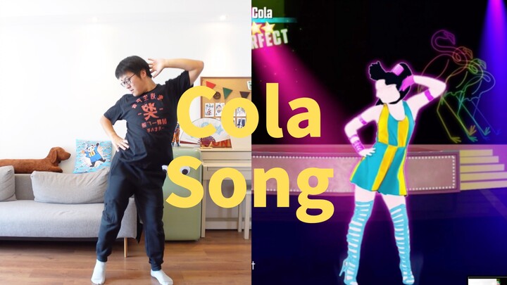 Để nhảy bài "Bài hát Cola" này, tôi đã đặc biệt mượn bạn bè tựa game Just Dance 2017, tập "Vũ đạo" t