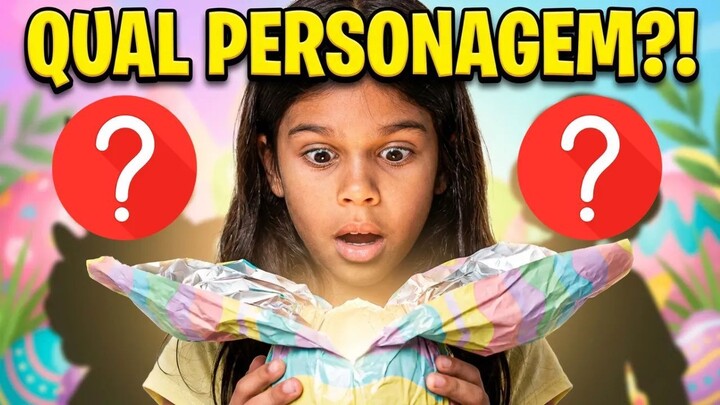 A ALANA GANHOU um OVO DE PÁSCOA com um PRESENTE SECRETO!