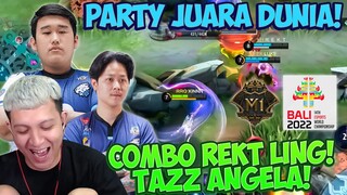 MAIN BARENG PARTY JUARA DUNIA TAPI REKT DAN TAZZ TUKERAN ROLE !!