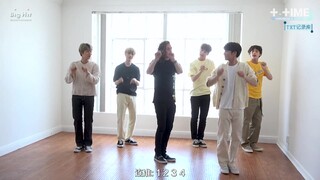 【TXT记录库·中字】190701 [T:TIME] TAEHYUN老师指导的'Cat & Dog'重点舞步!