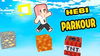 HEBI THỬ THÁCH 24 GIỜ PARKOUR TRONG MINECRAFT*HEBI CHƠI MINI GAME VÀ ĐẬP LUCKY BLOCK