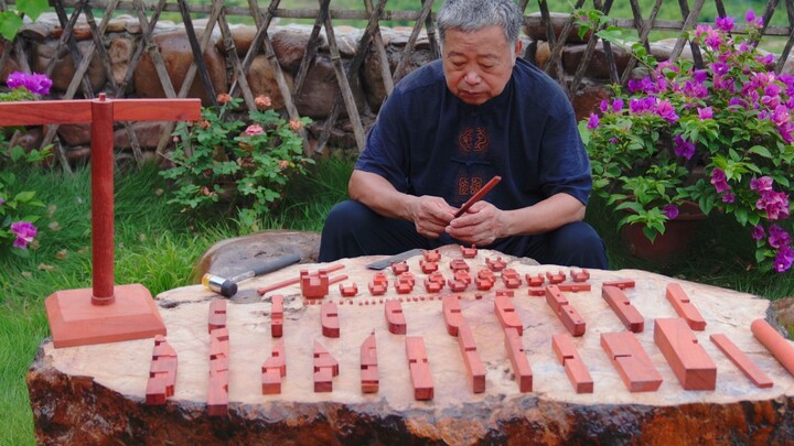 [DIY] 84 balok kayu untuk buat Dougong