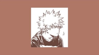 ♡︎ in the rain with bakugou // a playlist ♡︎