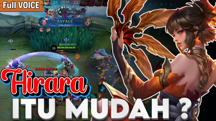 HIRARA ITU MUDAH? TRIK COMBO HIRARA AUTO SAVAGE. MLBB