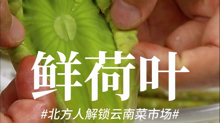 Fresh lotus leaves are actually this delicious—I’m not letting this secret stay just between Yunnan 