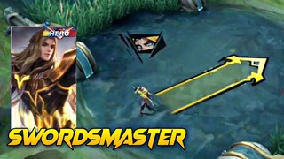 LANCELOT SWORDSMASTER  GAMEPLAY | LANCELOT HERO SQUAD SKIN |MOBILE LEGENDS BANG BANG