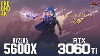 Spellbreak on Ryzen 5 5600x + RTX 3060Ti 1080p, 1440p, 2160p benchmarks!