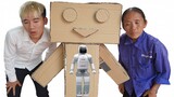 Hưng Vlog - Troll Mẹ Bà Tân Vlog Bằng Trợ Lý Google Chú Robot Thông Minh
