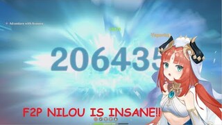 F2P nilou is broken | nilou build | dyspro genshin nilou