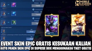 BISA DAPAT SKIN EPIC CUMA 1x DRAW PAKAI TIKET DI SUPRISE BOX - PLAYER SEMI SULTAN AUTO KETAWA