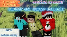 holiday in minecraft worldl (liburan di dunia minecraft)