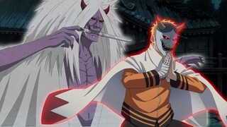 Naruto uses his full power against Momoshiki in order to save his family and Konoha Village