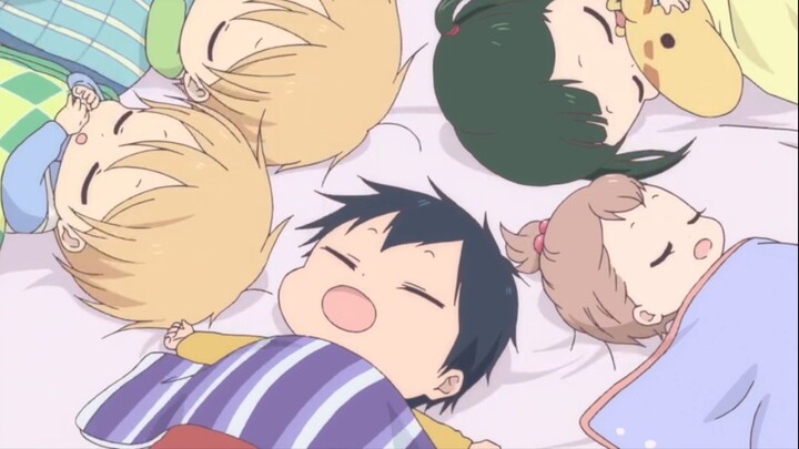 The sleeping babies are too cute