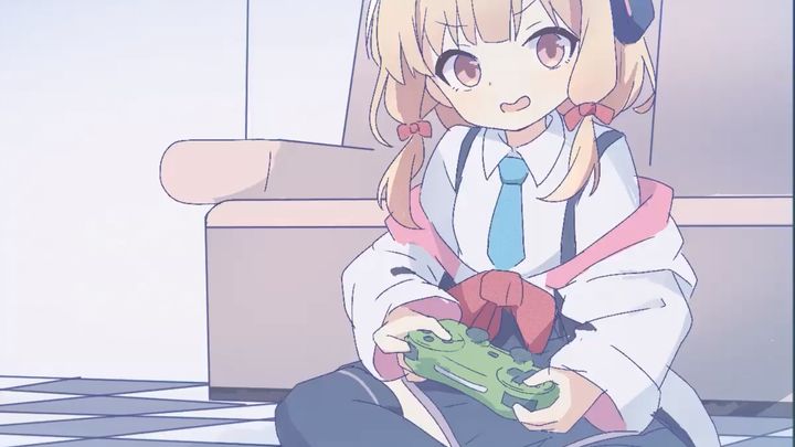 [Short Animated Video] Little Tao throws her controller around after losing a game... Author: @5zou6