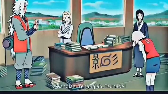 kelakuan guru dan murid ,jiraiya dan naruto,tidak menghormati nenek Tsunade ,😂🤣🤣