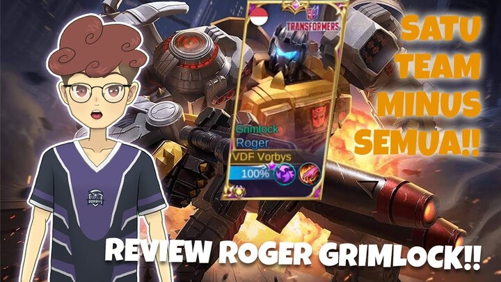 REVIEW SKIN TRANSFORMER ROGER GRIMLOCK #VORBYS