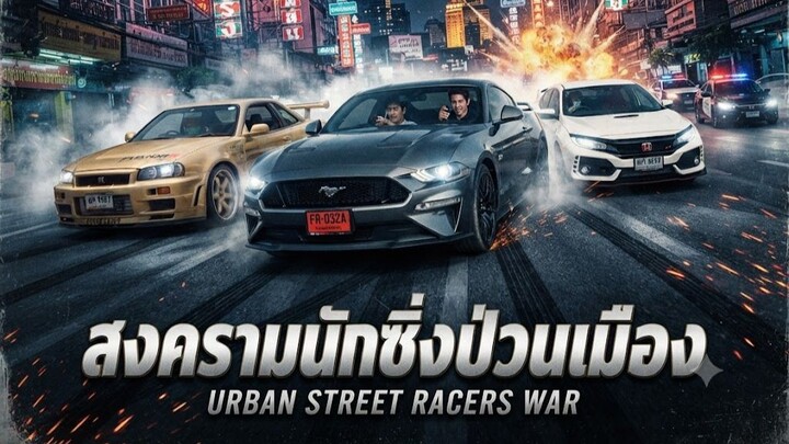 หนังสั้นAI สงครามนักซิ่งป่วนเมืองภาค1 เต็มเรื่อง